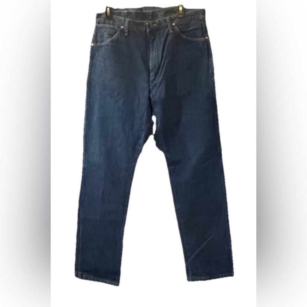 VINTAGE Wrangler Cowboy Cut Jeans 35x34 Blue-13MWZPW